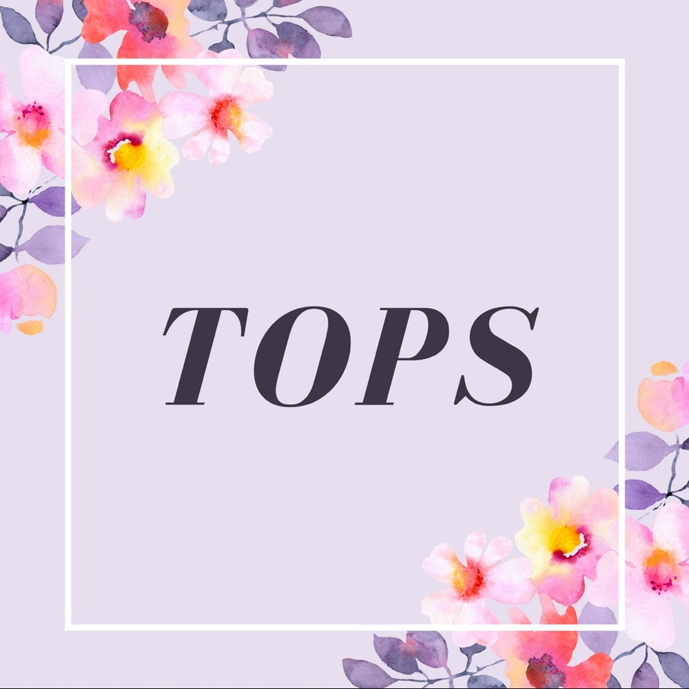 Tops, blouses, etc.