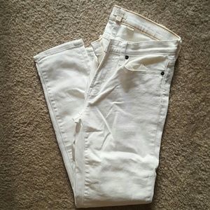 JCREW White Skinny Jeans