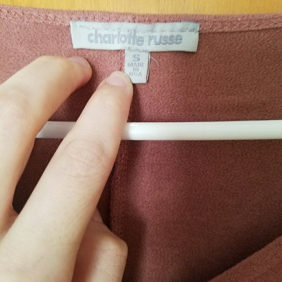 Mauve Suede Form Fitting Dress - Picture 4 of 4