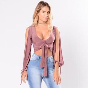 Brand new Red Brown Top ⚡️FIRM PRICE⚡️