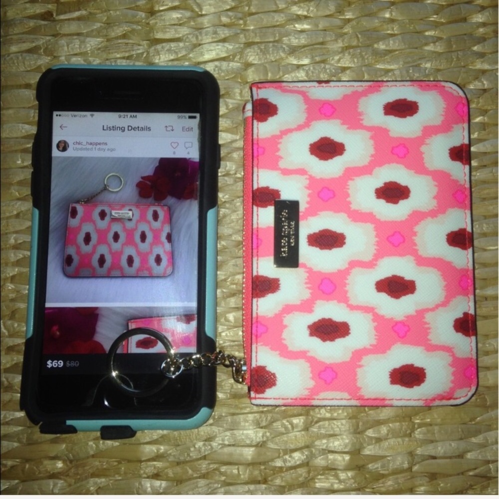 Kate Spade ♠️Zip Keychain Coin Purse - Picture 5 of 5