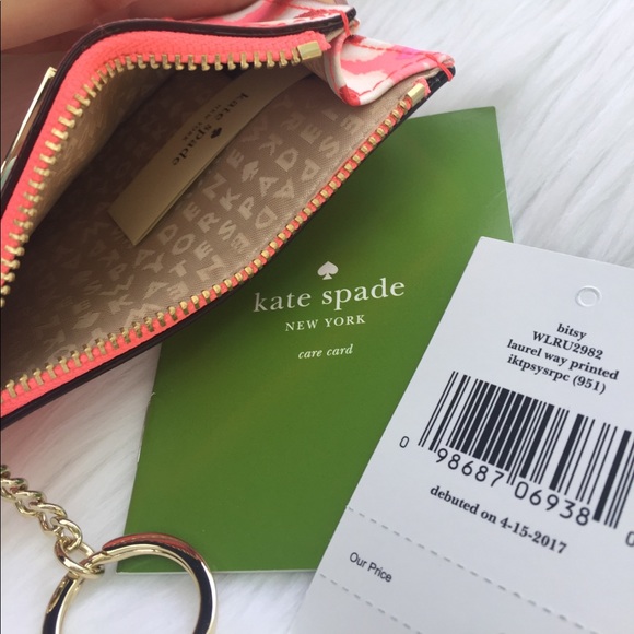 Kate Spade ♠️Zip Keychain Coin Purse - Picture 3 of 5
