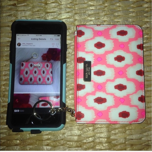 Kate Spade ♠️Zip Keychain Coin Purse - Picture 5 of 5