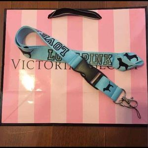 VS Pink Lanyard ID Badge Holder