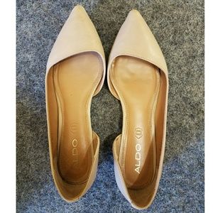 Aldo Nude/Cream flats