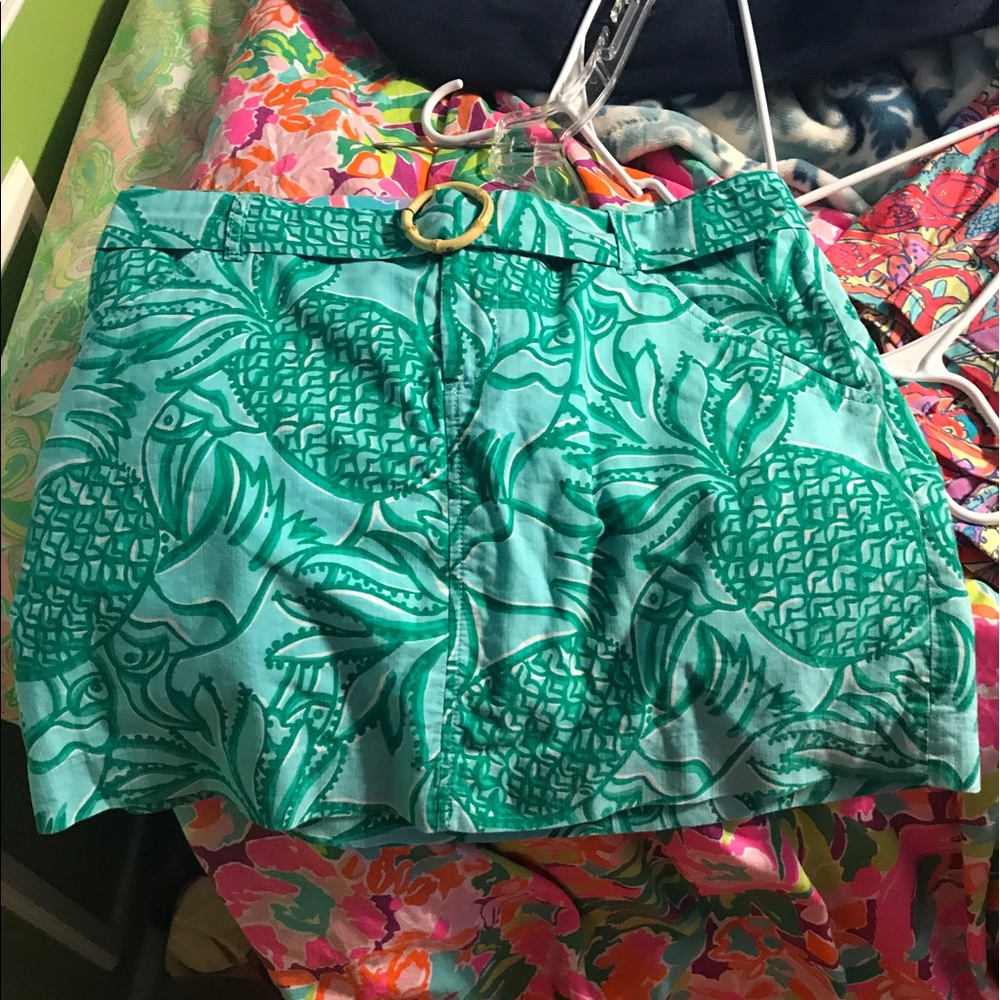 Lilly pulitzer toucan tango skirt size 10