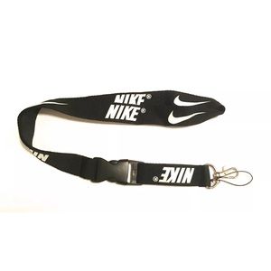 Nike Lanyard ID Badge Holder - Black/White Color