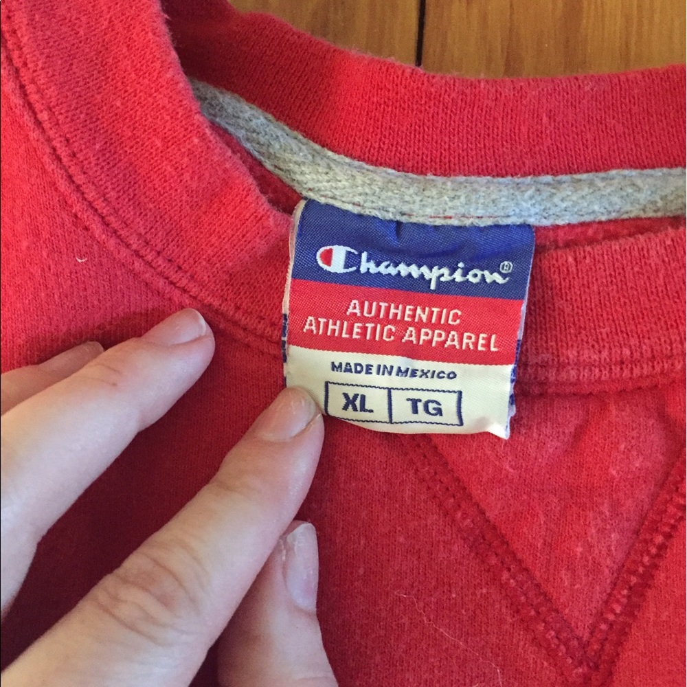 Vintage cropped champion sweatshirt