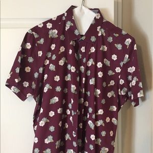 Ted Baker Short sleeve Button Down- floral