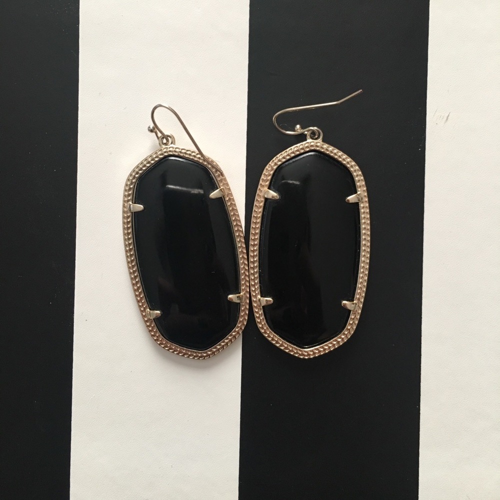 Kendra Scott Black Danielle Earrings