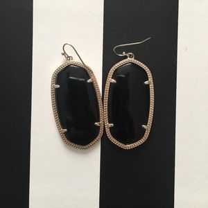 Kendra Scott Black Danielle Earrings