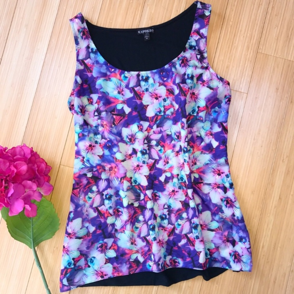 Express Watercolor Tank Top