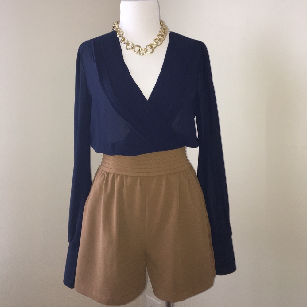 Long sleeve romper