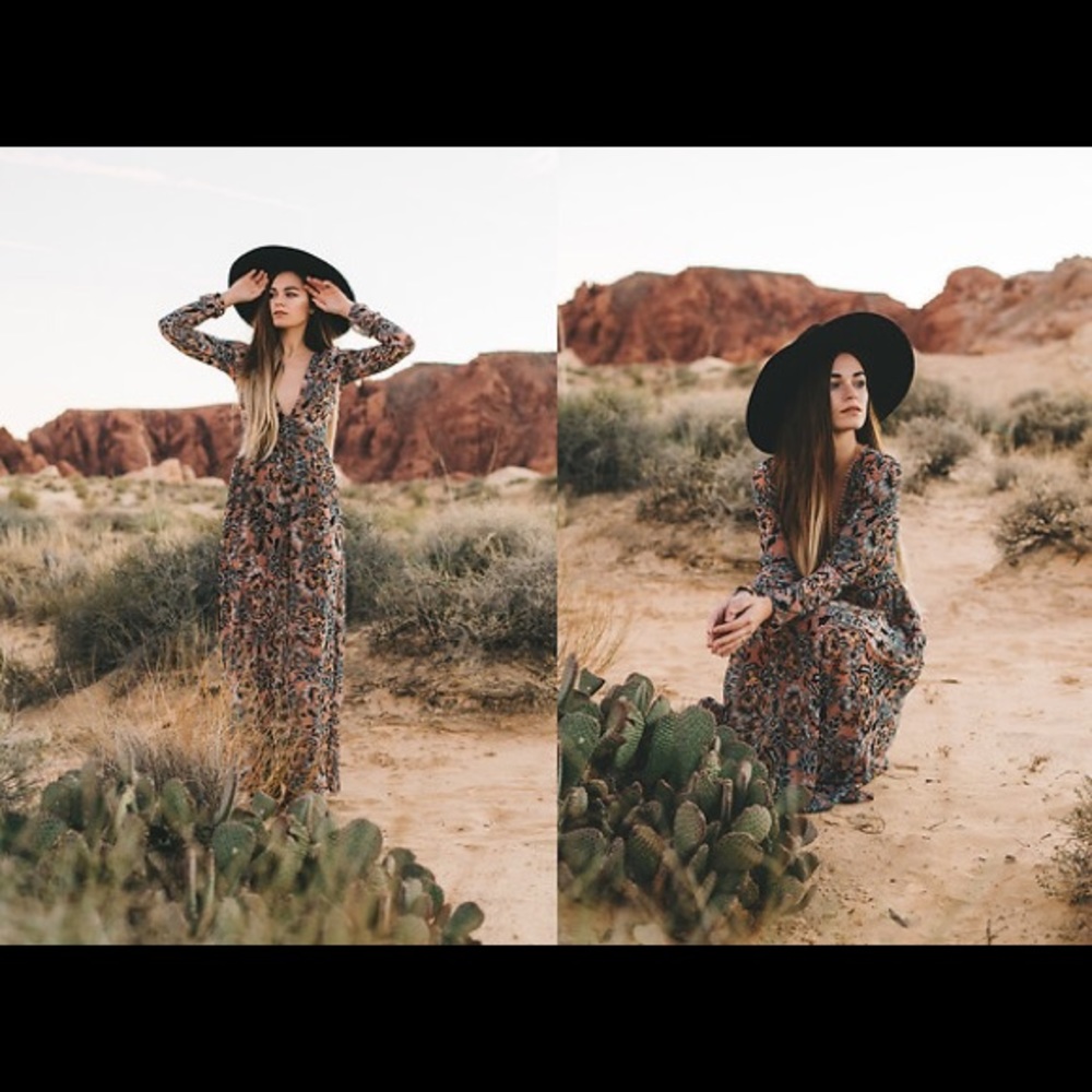 NWTs For Love and Lemons Maxi Dress