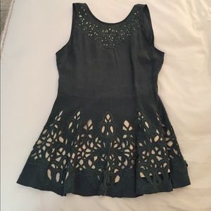 Fit and flare Anthropologie sleeveless top