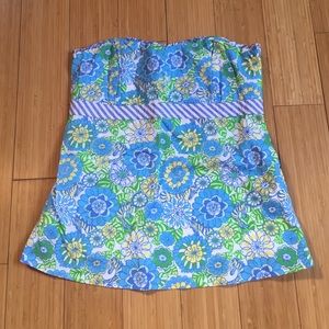Lilly Pulitzer strapless shirt, size 6