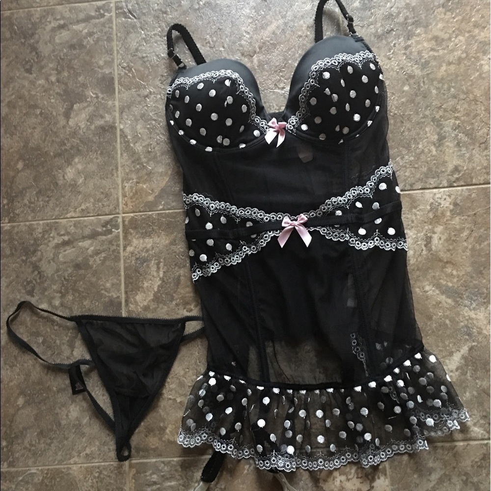 Victoria's Secret Babydoll Lace Corset 34C Small