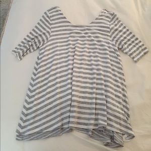 Stripped Anthropologie Tunic-Like Tee