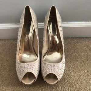 Jennifer Lopez rhinestone high heels