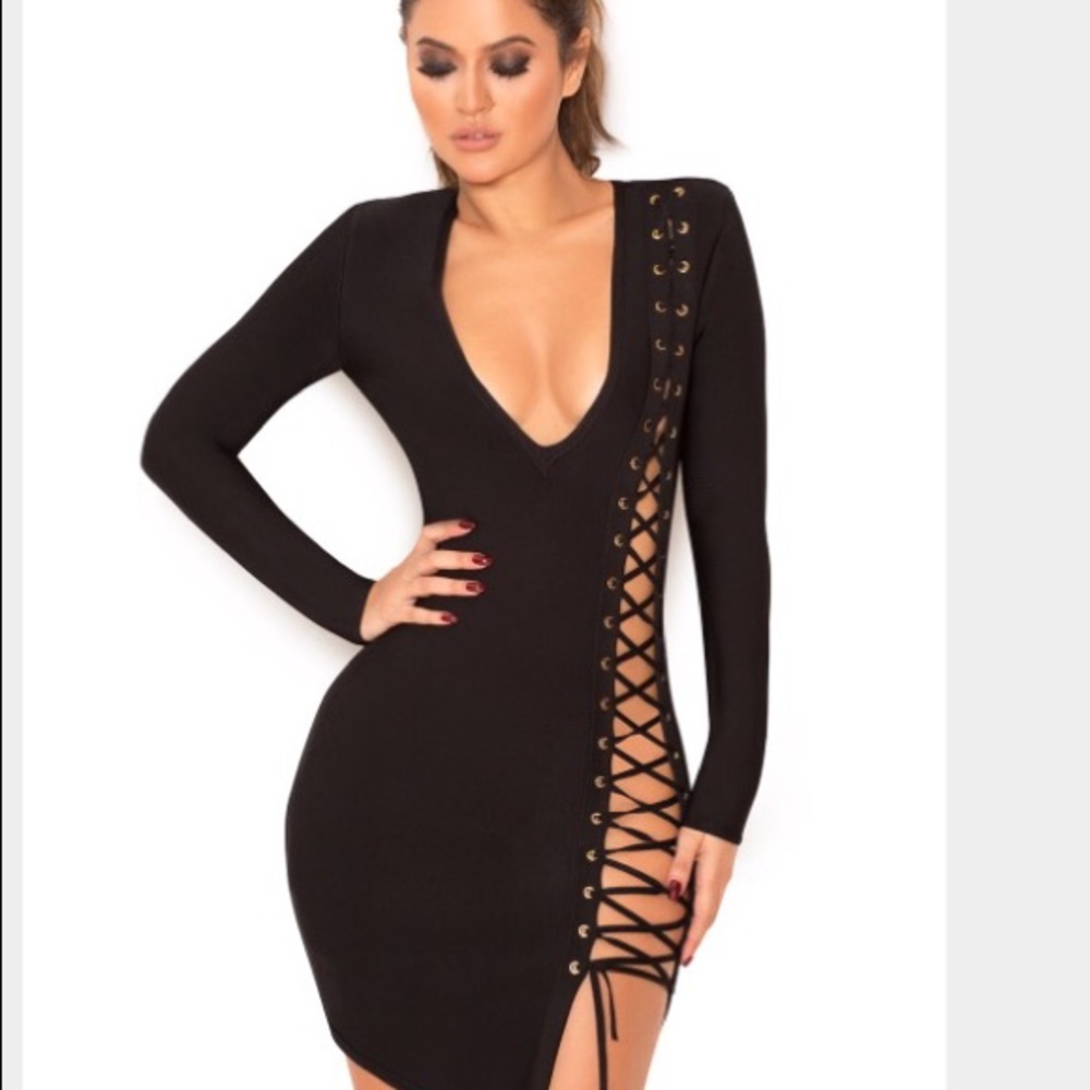 House of CB Daniela Dress in black