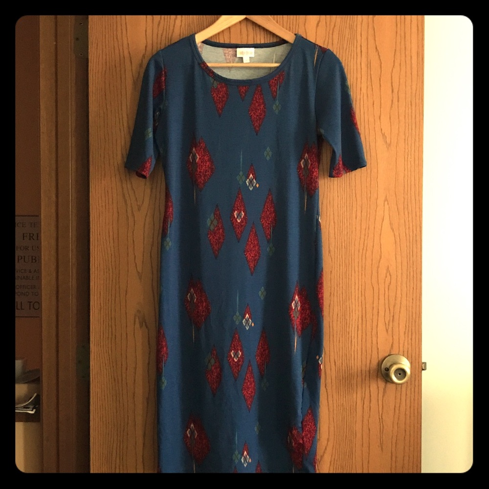 LulaRoe tribal-print Julia dress