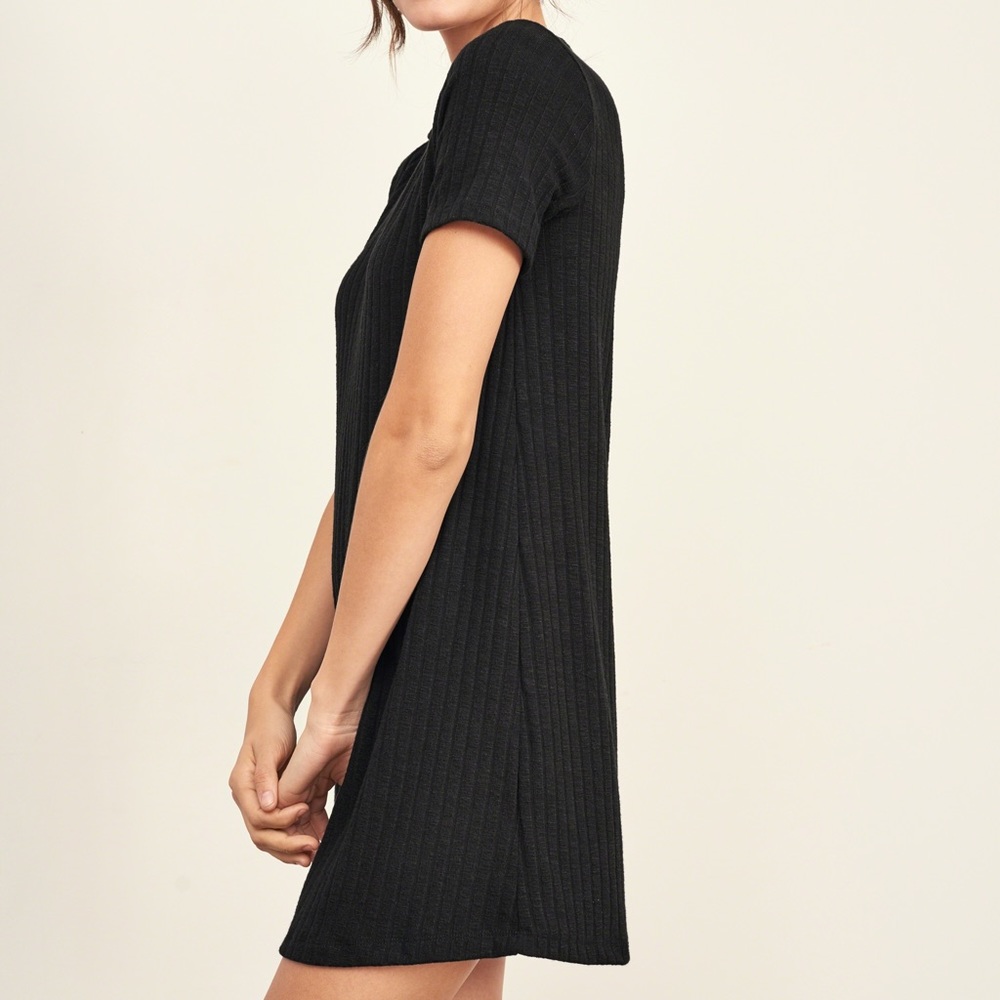 SALE✨Ribbed Black Abercrombie & Fitch tshirt dress