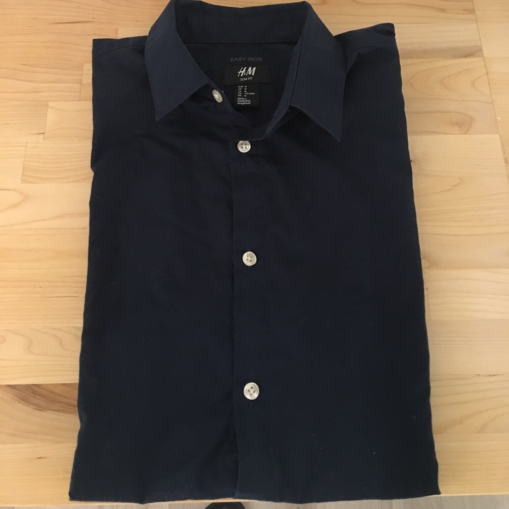 H&M men's short sleeve shirt size M