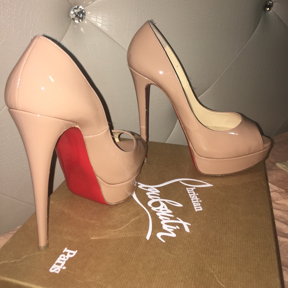 Christian Louboutin Lady Peep 150 Patent Calf