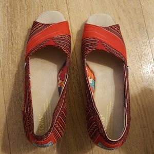 Toms Canvas Wedges