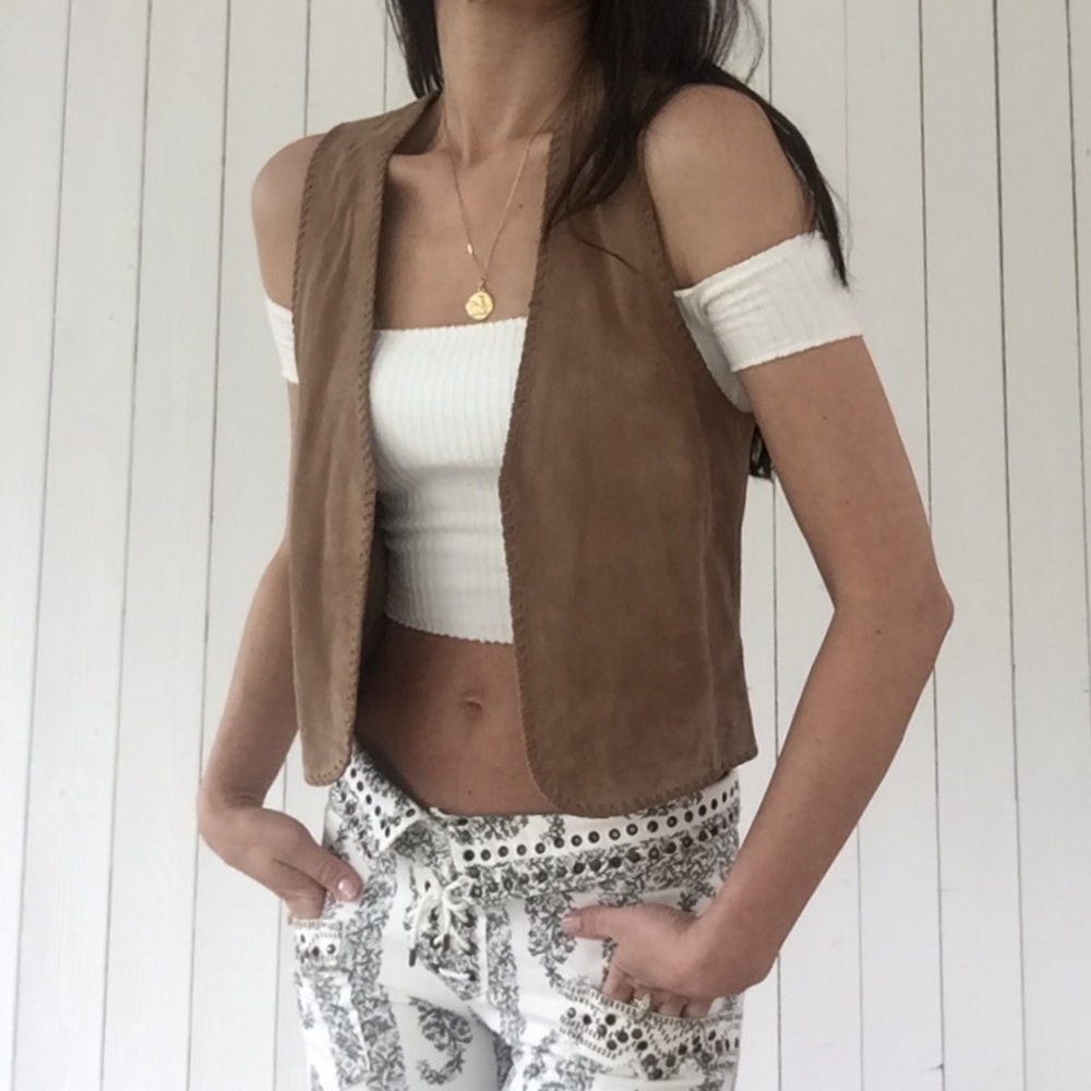 Natalie Martin Suede Vest