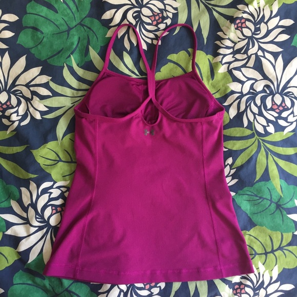 UnderArmour Racerback Tank With Built In Bra - Picture 2 of 3