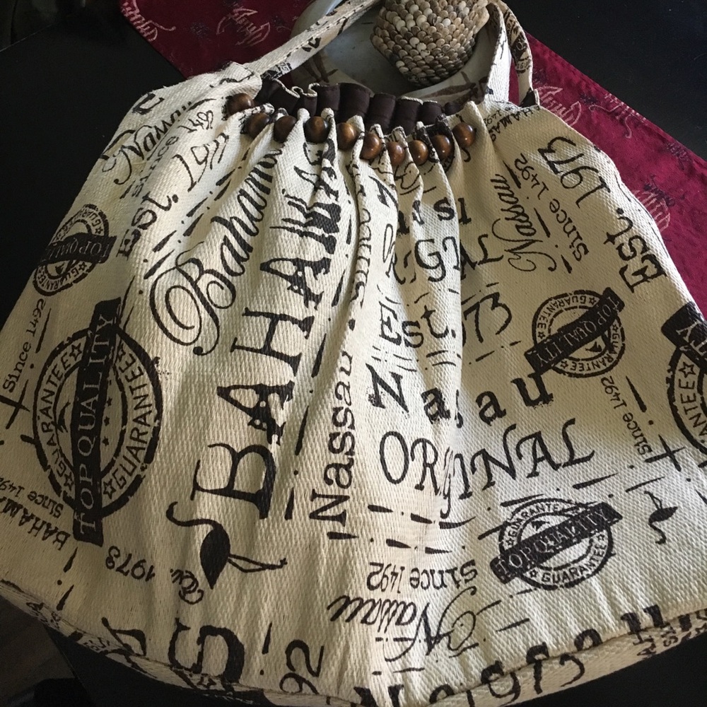 Burlap tote