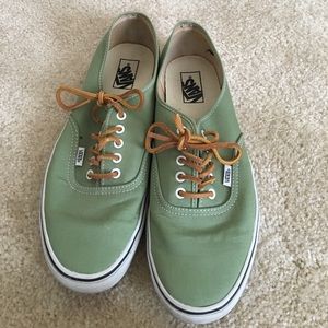 Men's Light Green Vans