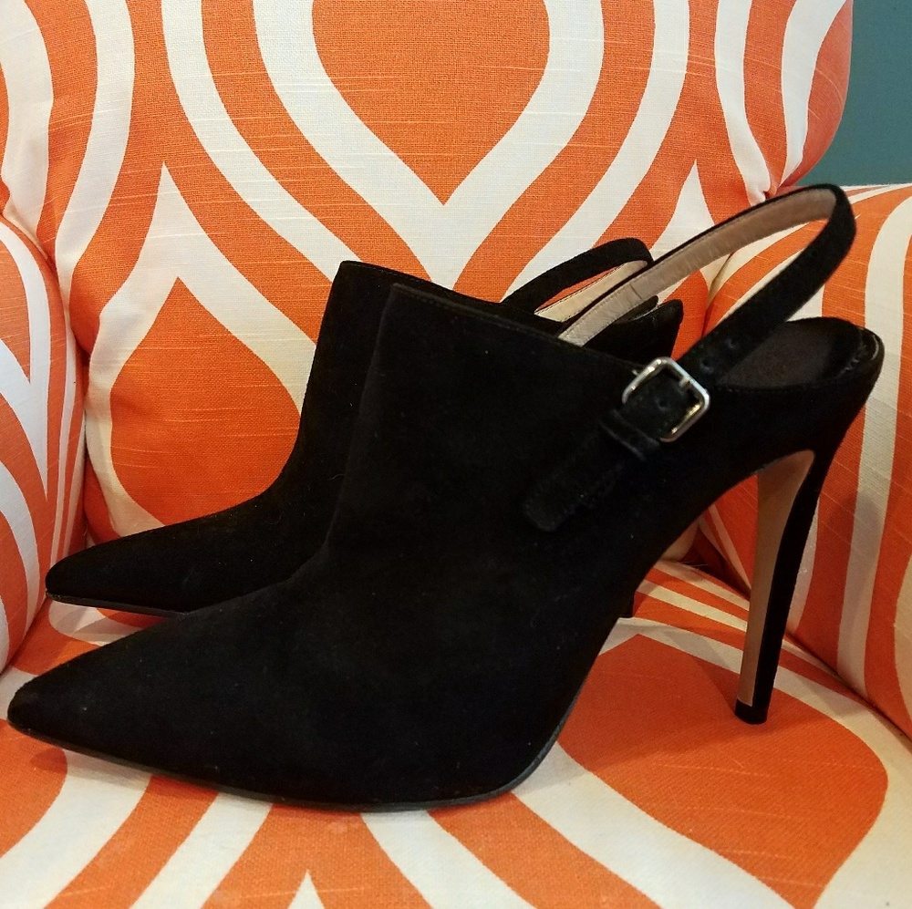 Miu Miu Slingback Black Bootie