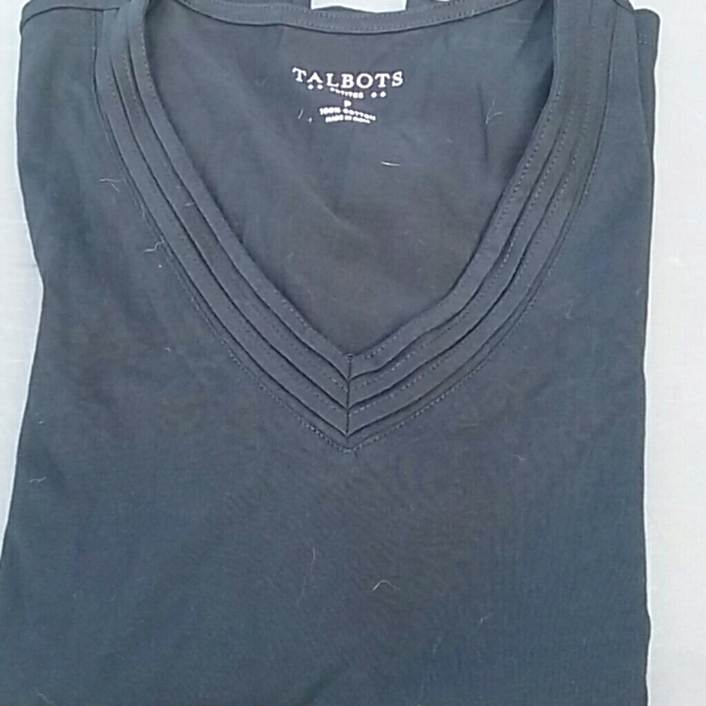 Talbots Petites Black Shirt