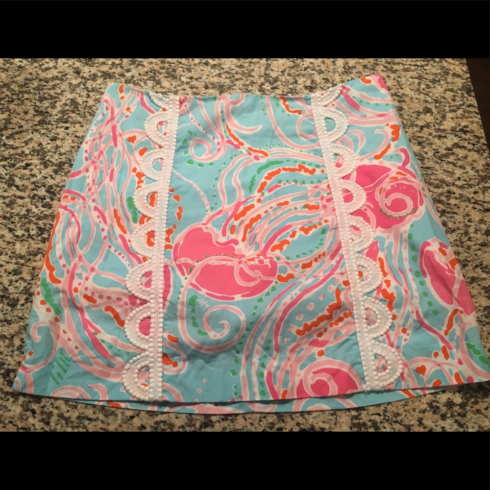 Lilly Pulitzer Jellies Be Jammin Skort Size 0