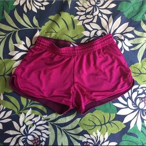 Nike Dark Pink Mesh Shorts