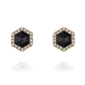 Chloe & Isabel Atlas Hexagon Stud Earrings
