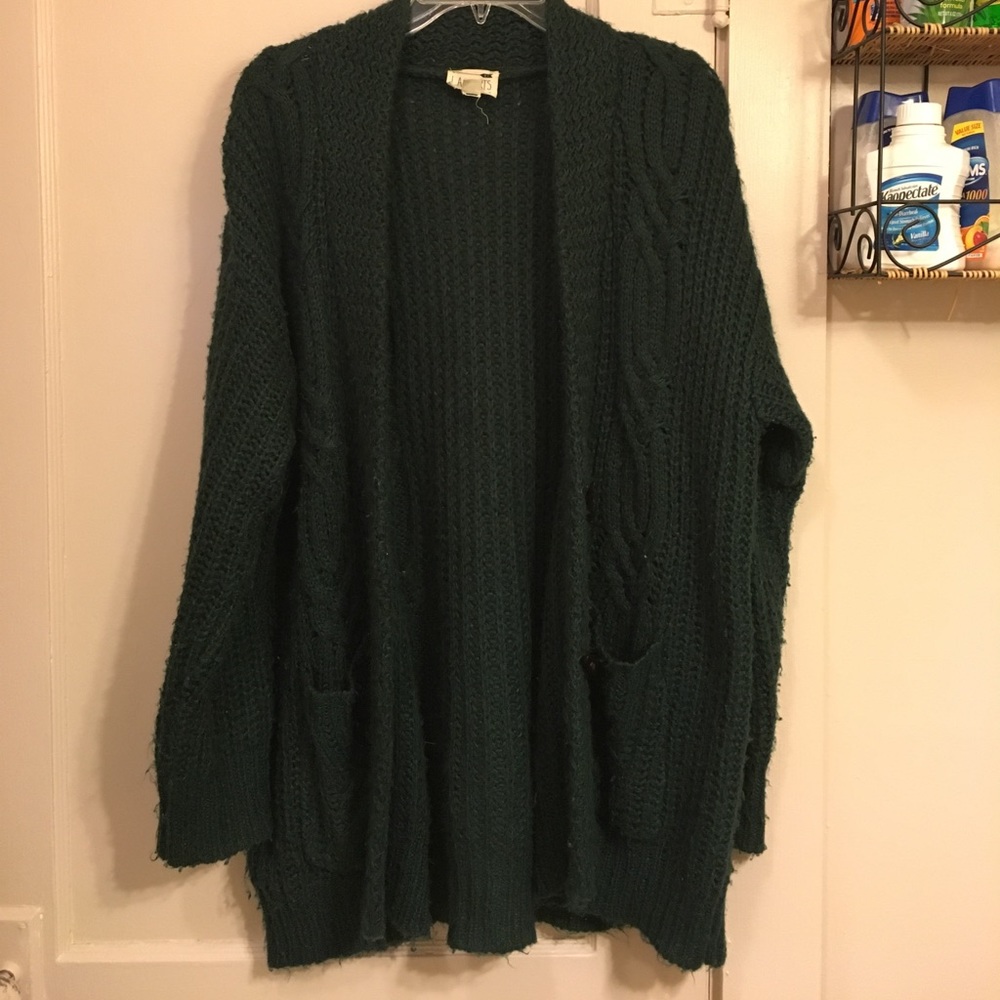 Forrest Green LA hearts Cardigan