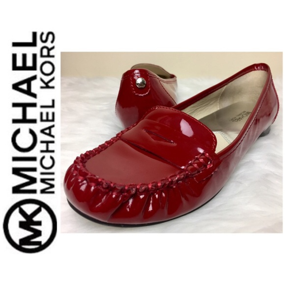 Michael Kors patent leather loafers