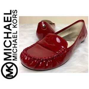 Michael Kors patent leather loafers