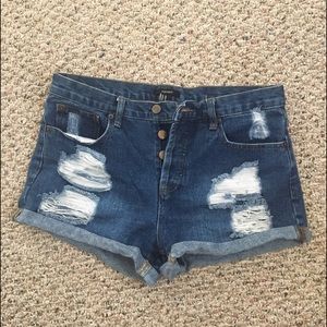 High Waisted Jean shorts from Forever 21