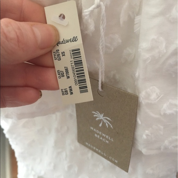 🎉HP🎉🎀NEW🎀MADEWELL Off The Shoulder Romper - Picture 7 of 8