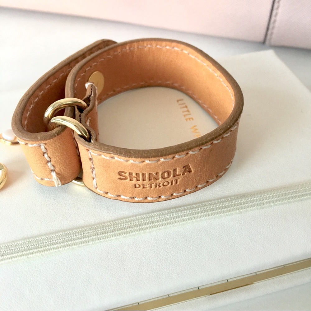 NWT Shinola Leather Small Wrap Bracelet