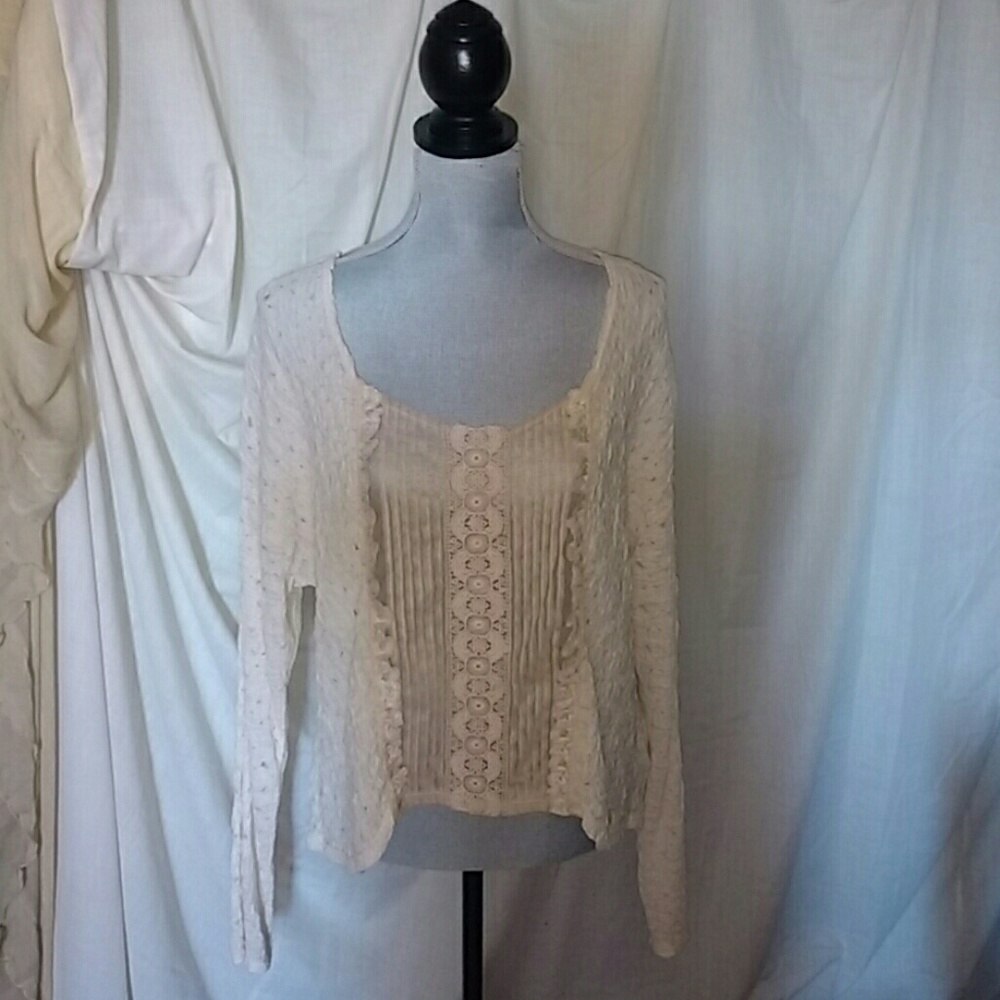 Free People Blouse SZ L/XL