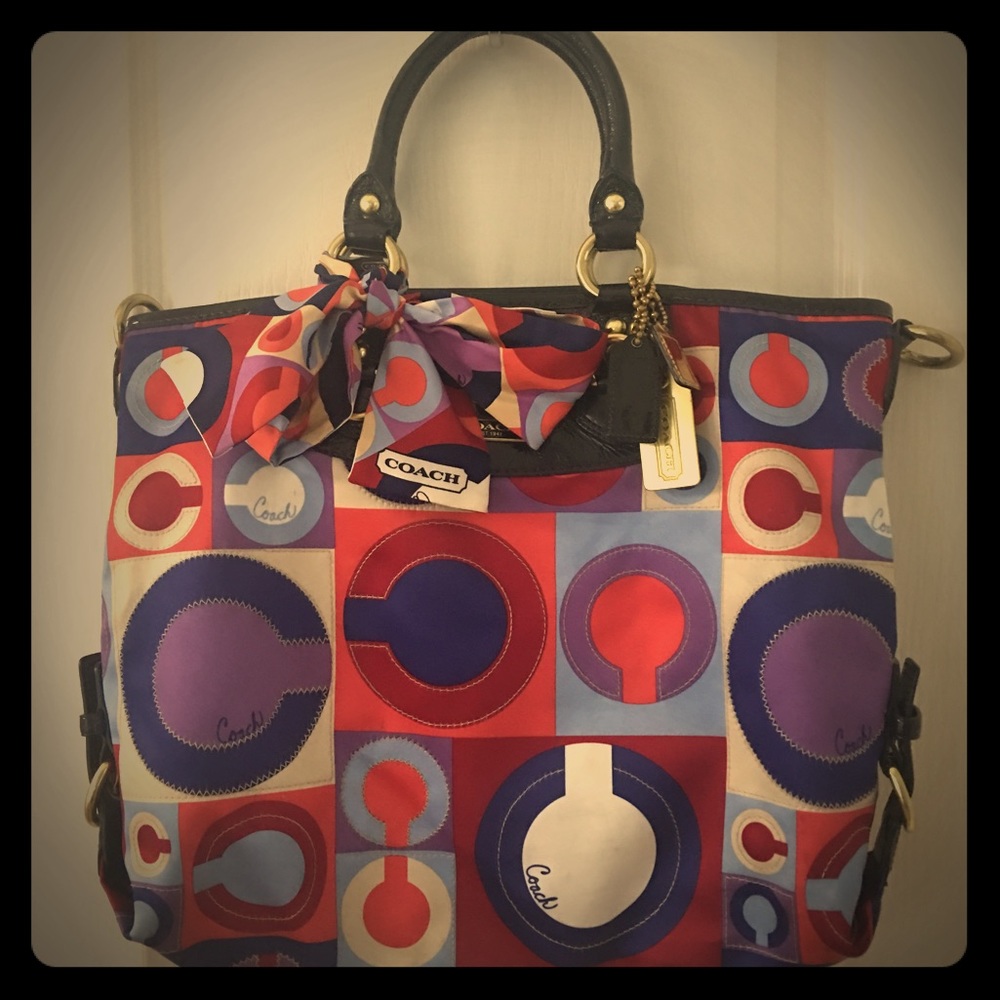COACH Julianne with matching Purse Scarf