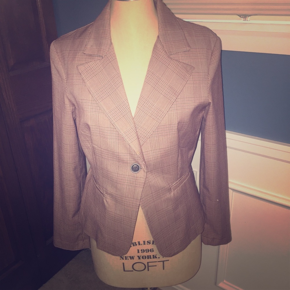 Plaid Blazer