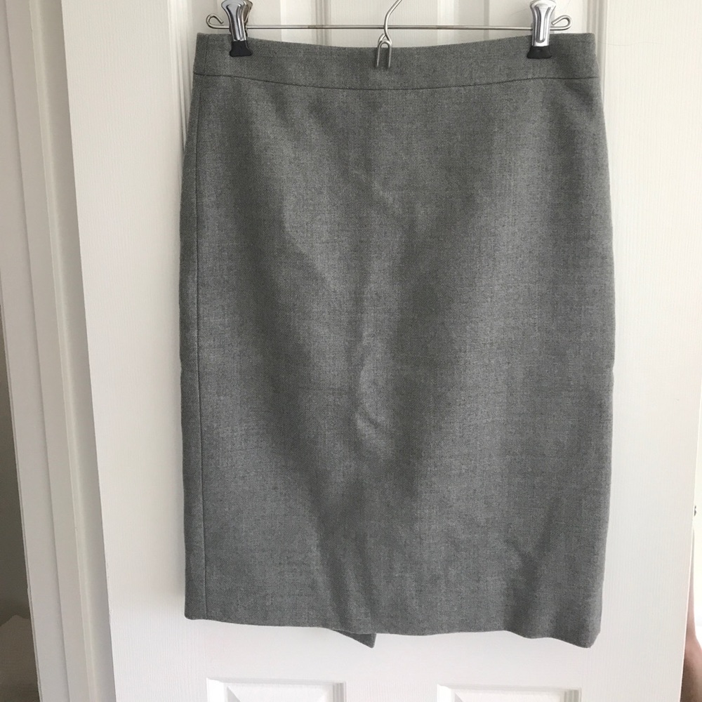 Heather Gray J. Crew No. 2 Pencil Skirt