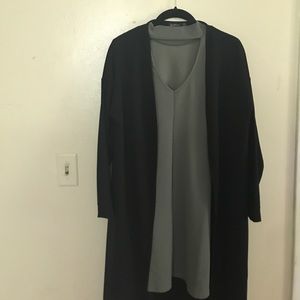 Olive Chocker Shift Dress