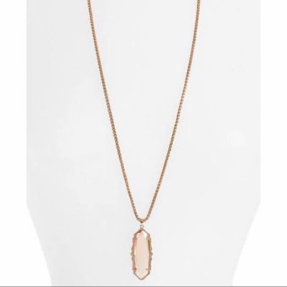 Kendra Scott Frances Necklace in Iridescent Peach